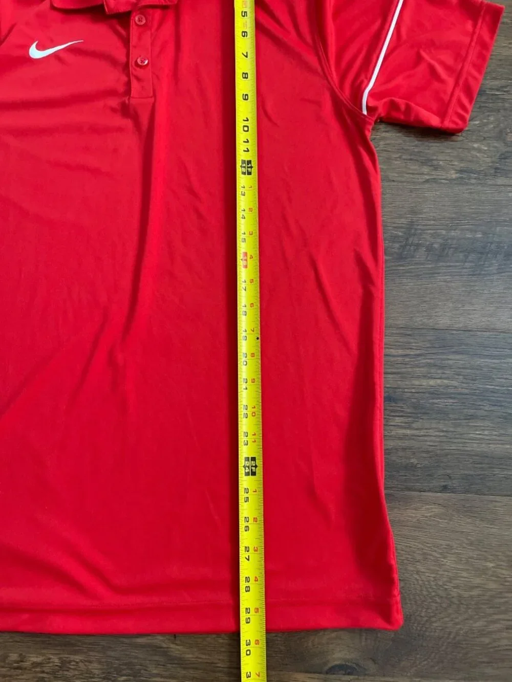 Nike Dri-Fit Red Polo Mens sz Medium